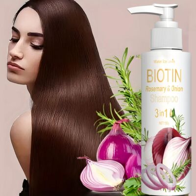 Biotin Rosemary Onion Shampoo 72-Hour Oil Control Soft and S