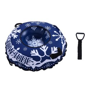 Inflatable Snow Tube Sled Heavy Duty Snow Tube for Sledding