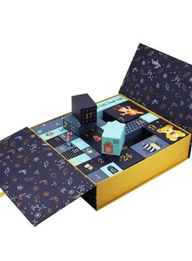 Christmas Advent Calendar Gift Box 24 Grids Countdown Calend