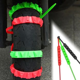 Snow Chains for 10pcs Bicycles Skid Motorcycles Winter Anti