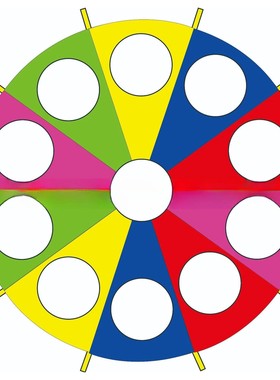 Whack a Mole Colorful Mat Rainbow Umbrella Parachute Toys Ki