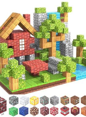 10-300pcs Magnetic Building Blocks Magnet Cube Construction