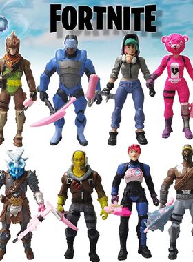 8Pcs/Set 10cm Fornite Toys Action Figure Model Gamemovable C