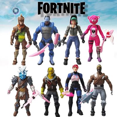 8Pcs/Set 10cm Fornite Toys Action Figure Model Gamemovable C