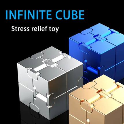 Magic Cube Stress Relief Toy Infinity Cube Portable Educatio