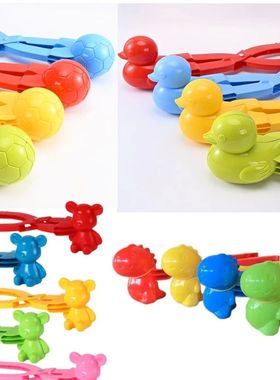 Snowball Maker Clip For Kids Adult Heart Snowflake Duck Shap
