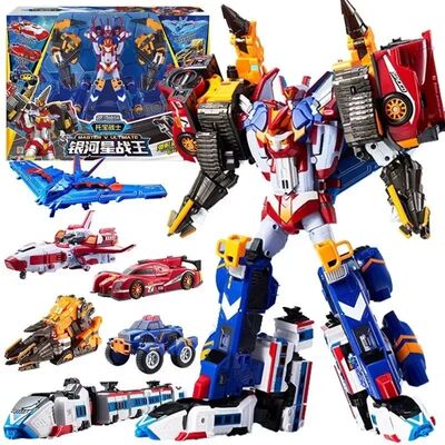 6In1 Master V Ultimate Tobot Transformation Car to Robot Toy