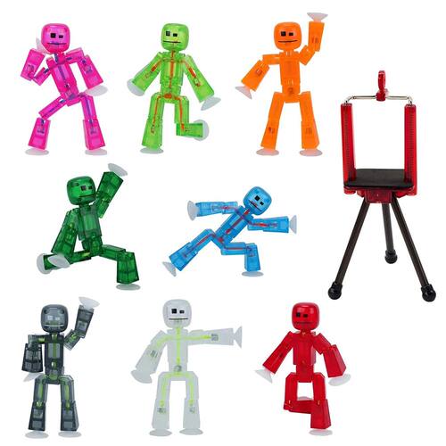 Suction Cup Stickbot Sucker Sticky Robot Toys Collectable Ac
