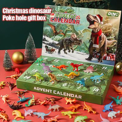 Advent Calendar Dinosaur Toys 24 Days Countdown Calendar to