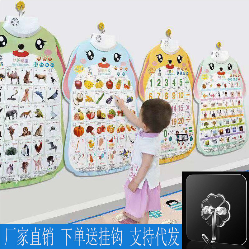 Baby Enlightenment Early Education Audio Wall Chart Infant P - 实物图