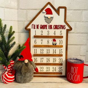 Christmas Countdown Calendar 25 Days Until Christmas Countdo