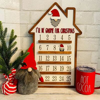 Christmas Countdown Calendar 25 Days Until Christmas Countdo