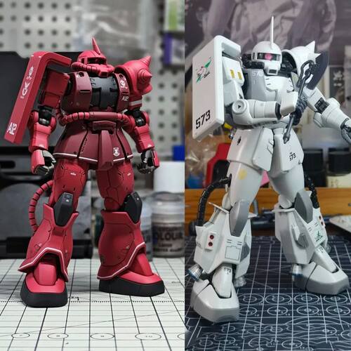 Hg 1/144 Mc-06c-6 R6 Zaku 2 The Base Limited Ver Painting Co