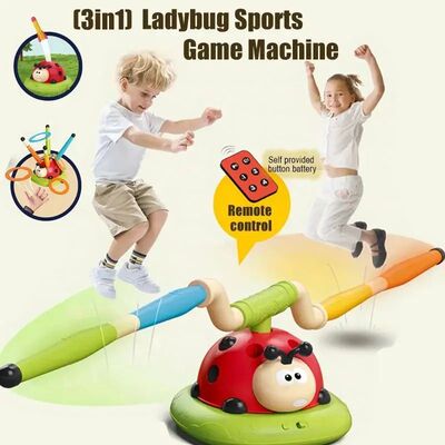 3In1 Musical Jump Outdoor Toys for Toddlers Rocket Launcher
