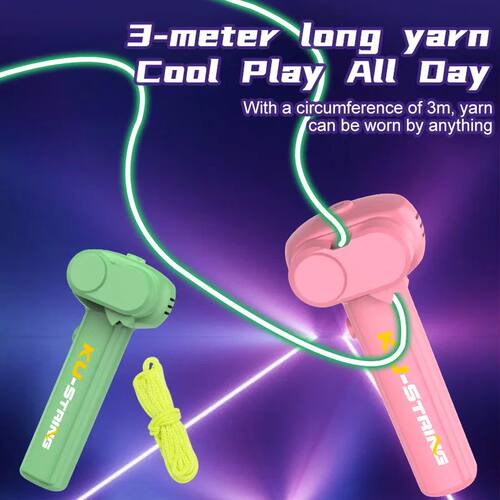 Launcher Loop Fidget Toy，Rope launcher ZipString Handheld A