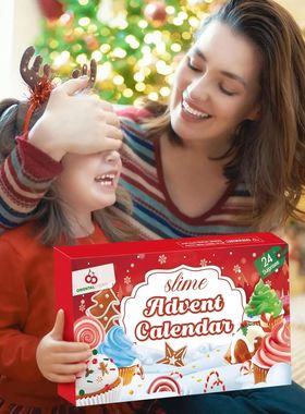 Kids Advent Calendar 24 Days DIY Slime Cake Halloween Christ