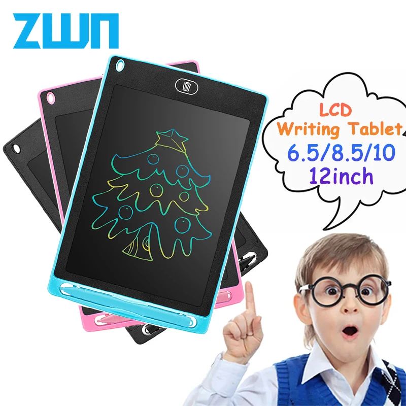 6.5/8.5/10/12Inch LCD Drawing Board Writing Tablet Digit Mag - 实物图