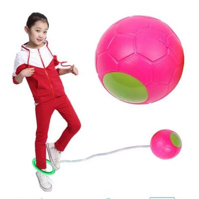 Children Outdoor Fun Toy Jump Ball Rotation Jump Ring Single