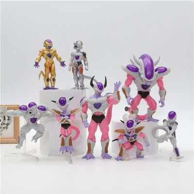 8pcs/Set Dragon Ball Z Frieza Figure Freezer Third Form Figu