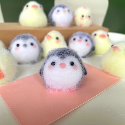 Sticky Tpr Squishy Mini Penguin Duck Stress Relief Squishy N