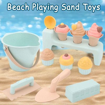 Kid Ice Cream Beach Set Toy Sand Shovel Sandcastle Sandbox M