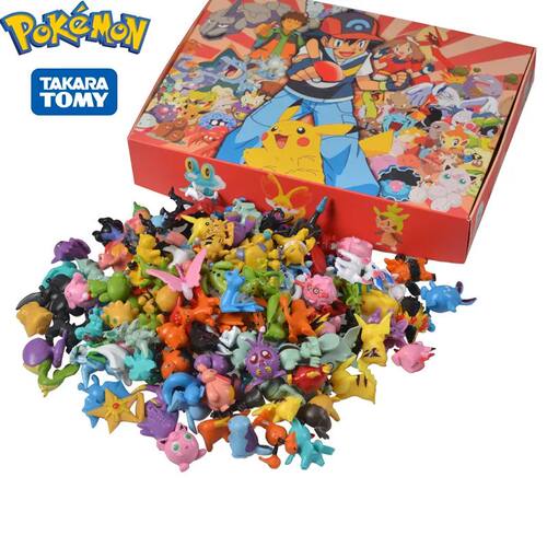 144 Style Pokemon Figure Toys Anime Pikachu Action Figure Mo