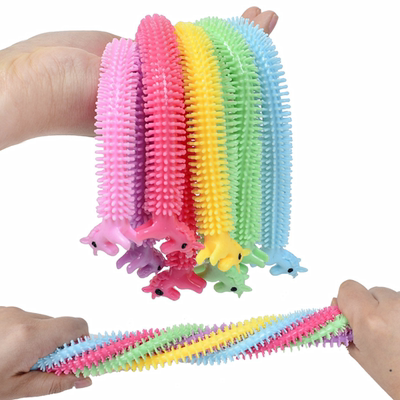 1pcs Fidget Toys Worm Noodle Stretch String Rope Anti