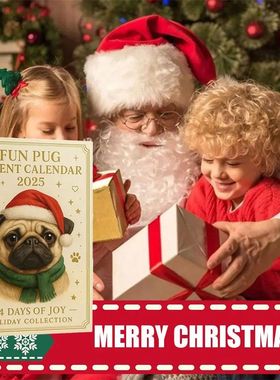 Christmas Advent Calendar Retriever Dog Design 24-Day Countd