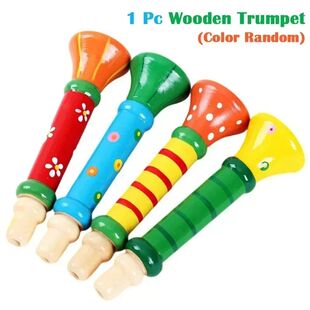 1Pc Montessori Toys Wooden Rattles Make Sound Sensory Game B