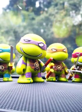 new 4pcs ninja Turtle TMNT figure with movable joints Birthd