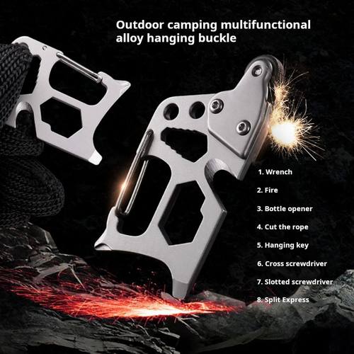 New multifunctional flint mountain climbing buckle sports ou