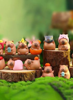 New Capybara Blind Box Simulation Mini Capibara Action Figur