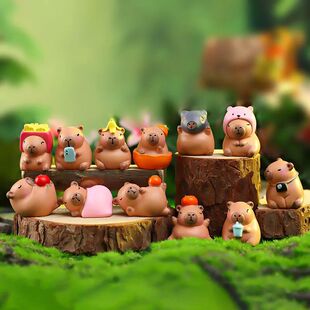 New Capybara Blind Box Simulation Mini Capibara Action Figur