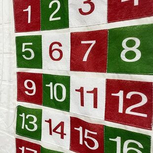 New Christmas Advent Calendar with 24 Pockets Advent Calenda