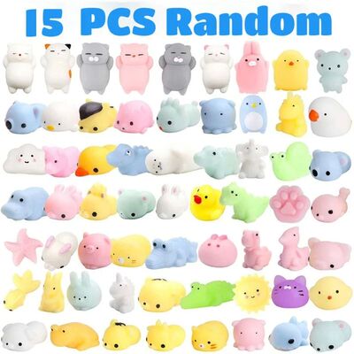 15PCS Kawaii Squishies Mochi Anima Squishy Toys For Kids Ant