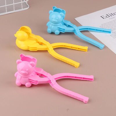 4Pcs Snowball Maker Clip For Kids Adult Creative Cartoon Hea