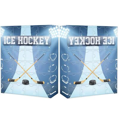 Hockey Advent Calendar Acrylic Holiday Gift 24 Day Countdown