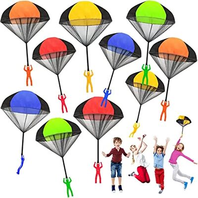 Funny Outdoor Kids Hand Throwing Parachute Toy Game with Min