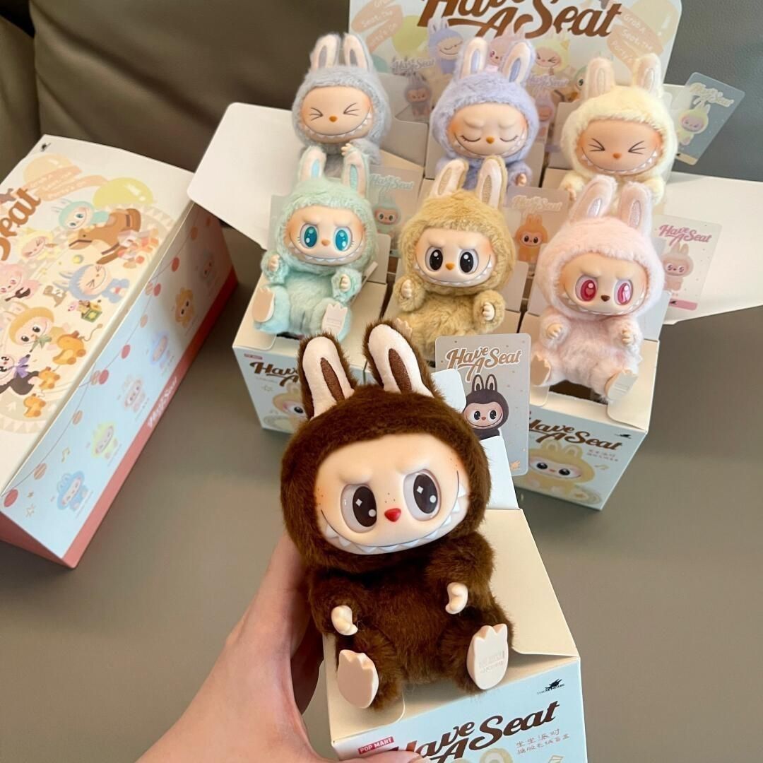 Mart Labu Sitting Party Vinyl Plush Toy Pendant Blind Box Si