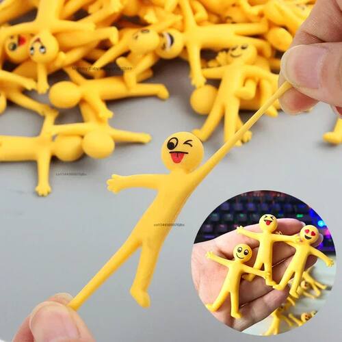 1pc with Expressions Random Funny Little Man Squishy Fidget