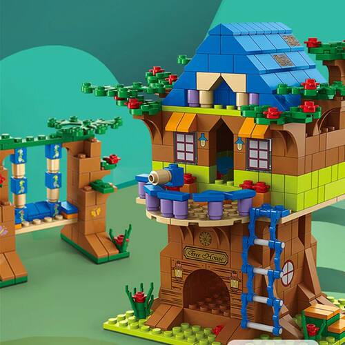 6in1 Tree House TreeHouse Girls' Castle Room Climb Slide Cla