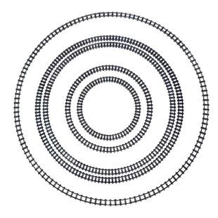 City Trains Switch Flexible Tracks Straight Curved Rails Cro