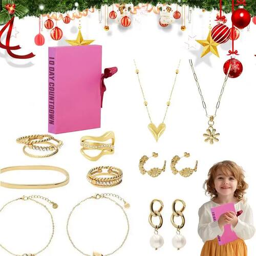 Jewelry Advent Calendar 10 Days Countdown to Christmas Calen