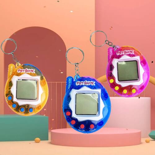 2 Packs Random Color Children Kid Virtual Pet Handheld Train