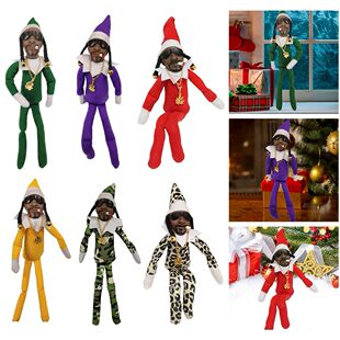 11.81InChristmas Elf Doll Cute Elves Plush Toy Xmas Gift Hol