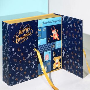 Foldable Empty Countdown Calendar 24 Days Refillable Calenda