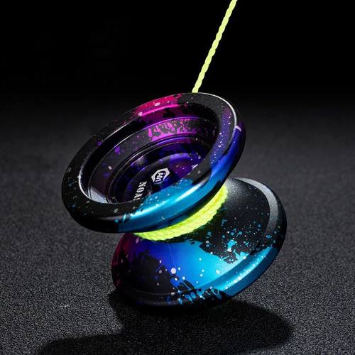 Yoyo Magic Yoyo Metal Yoyo with 10 Ball Bearing Alloy Alumin