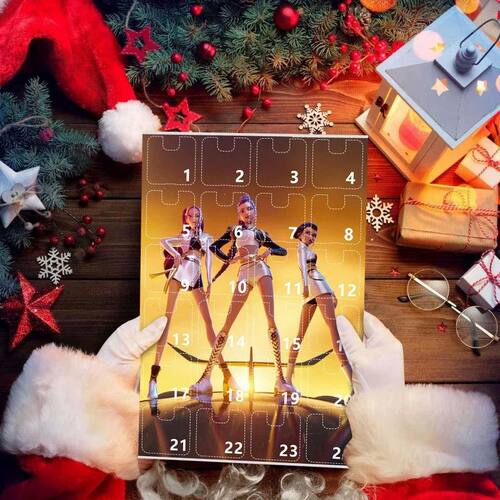 KPOP Witch Hunt Christmas Countdown Calendar Blind Box Backp