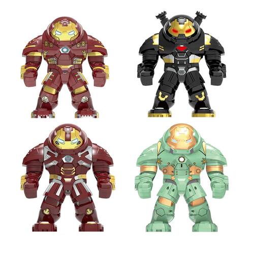 1157-1160 Superhero Hulkbuster Armored Figure X1821 Building