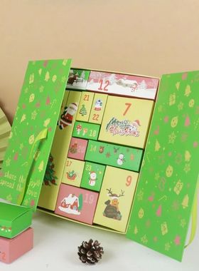 24Pcs Empty Christmas Advent Calendar Boxes 24 Days Countdow